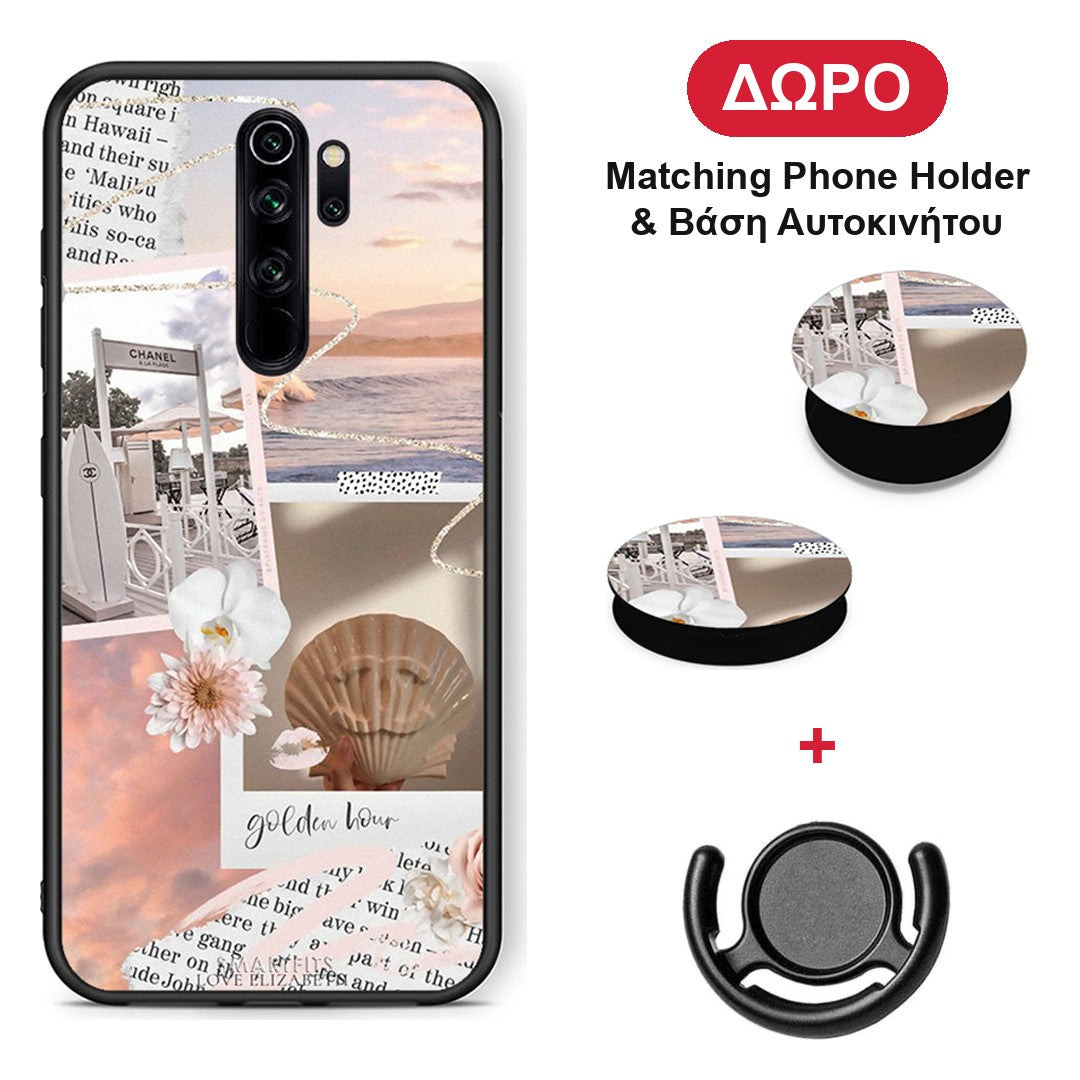 Golden Hour - Xiaomi Redmi Note 8 Pro θήκη + Δώρο Phone Holder & Βάση Αυτοκινήτου