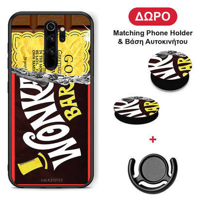 Golden Ticket - Xiaomi Redmi Note 8 Pro θήκη + Δώρο Phone Holder & Βάση Αυτοκινήτου
