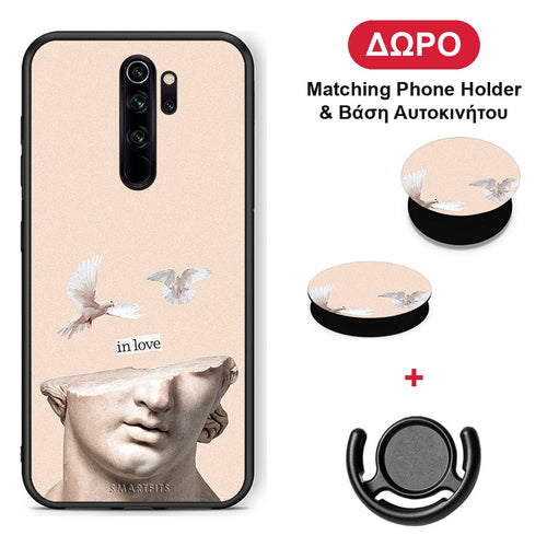 In Love - Xiaomi Redmi Note 8 Pro θήκη + Δώρο Phone Holder & Βάση Αυτοκινήτου