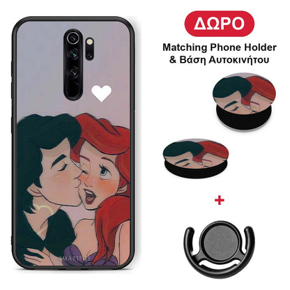 Mermaid Couple - Xiaomi Redmi Note 8 Pro θήκη + Δώρο Phone Holder & Βάση Αυτοκινήτου