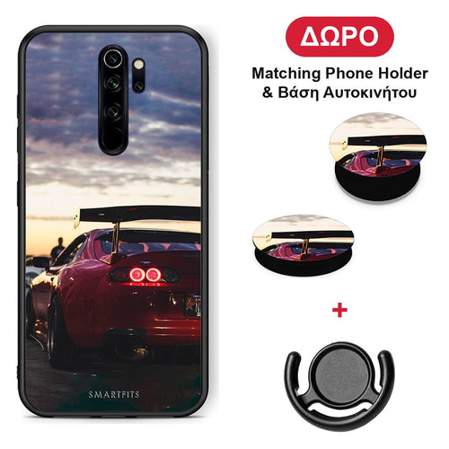 Racing Supra - Xiaomi Redmi Note 8 Pro θήκη + Δώρο Phone Holder & Βάση Αυτοκινήτου