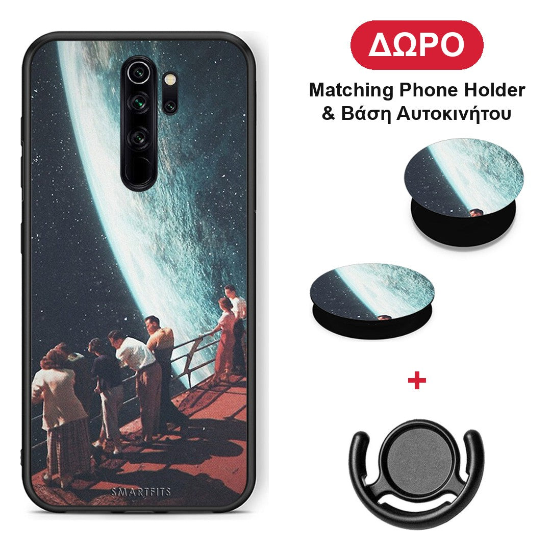 Surreal View - Xiaomi Redmi Note 8 Pro θήκη + Δώρο Phone Holder & Βάση Αυτοκινήτου