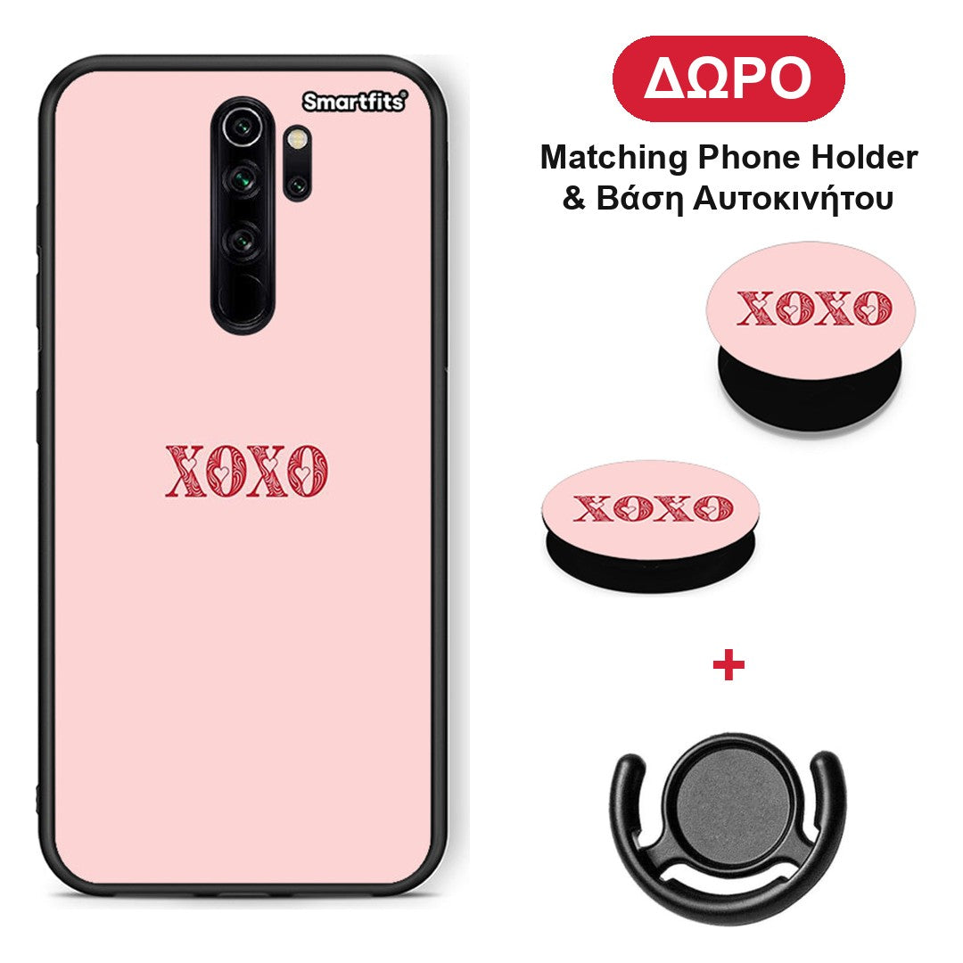 XOXO Love - Xiaomi Redmi Note 8 Pro θήκη + Δώρο Phone Holder & Βάση Αυτοκινήτου