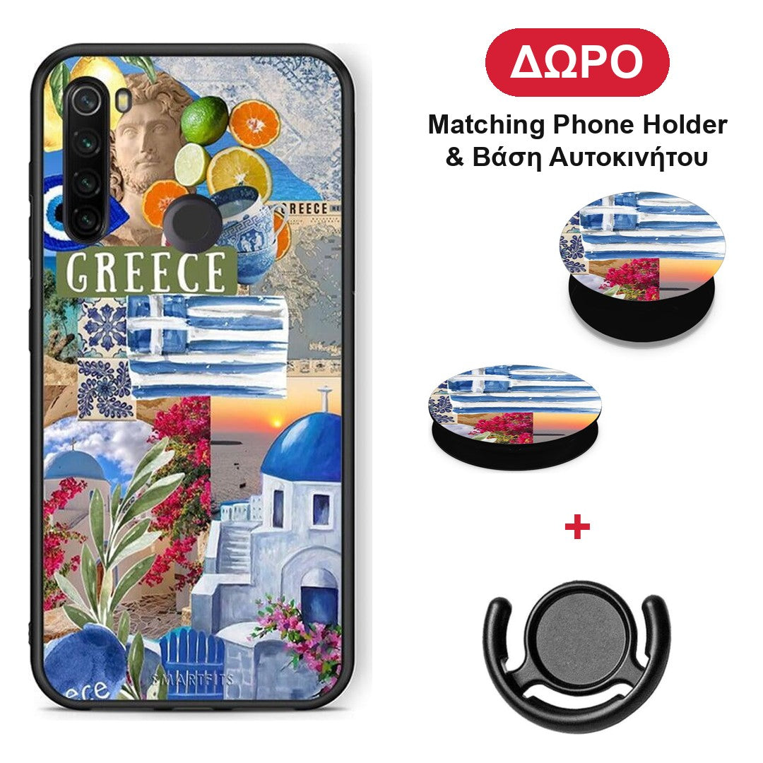 All Greek - Xiaomi Redmi Note 8T θήκη + Δώρο Phone Holder & Βάση Αυτοκινήτου