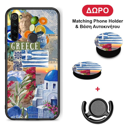 All Greek - Xiaomi Redmi Note 8T θήκη + Δώρο Phone Holder & Βάση Αυτοκινήτου