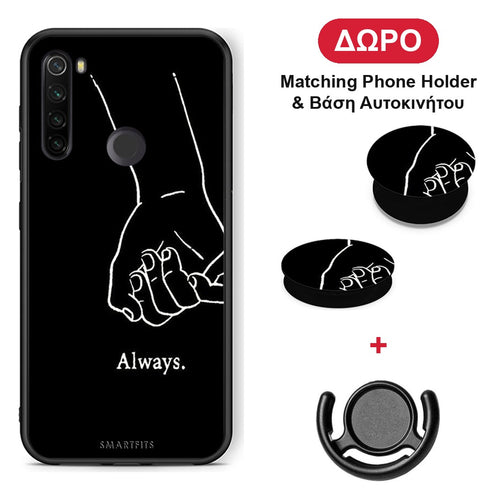 Always & Forever 1 - Xiaomi Redmi Note 8T θήκη + Δώρο Phone Holder & Βάση Αυτοκινήτου