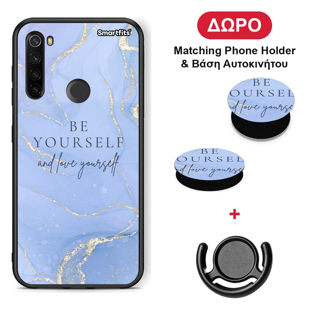 Be Yourself - Xiaomi Redmi Note 8T θήκη + Δώρο Phone Holder & Βάση Αυτοκινήτου