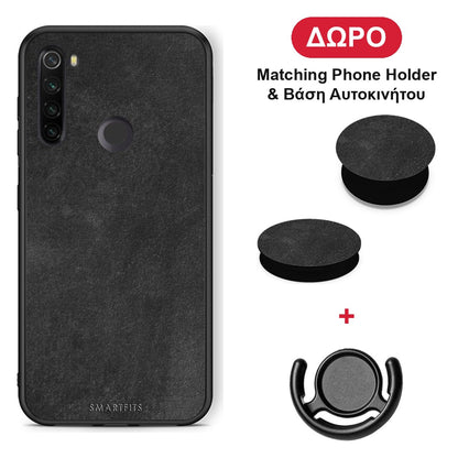 Color Black Slate - Xiaomi Redmi Note 8T θήκη + Δώρο Phone Holder & Βάση Αυτοκινήτου