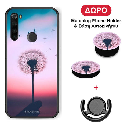 Boho Wish - Xiaomi Redmi Note 8T θήκη + Δώρο Phone Holder & Βάση Αυτοκινήτου