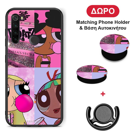 Bubble Girls - Xiaomi Redmi Note 8T θήκη + Δώρο Phone Holder & Βάση Αυτοκινήτου