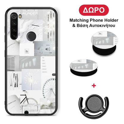 Collage Make Me Wonder - Xiaomi Redmi Note 8T θήκη + Δώρο Phone Holder & Βάση Αυτοκινήτου