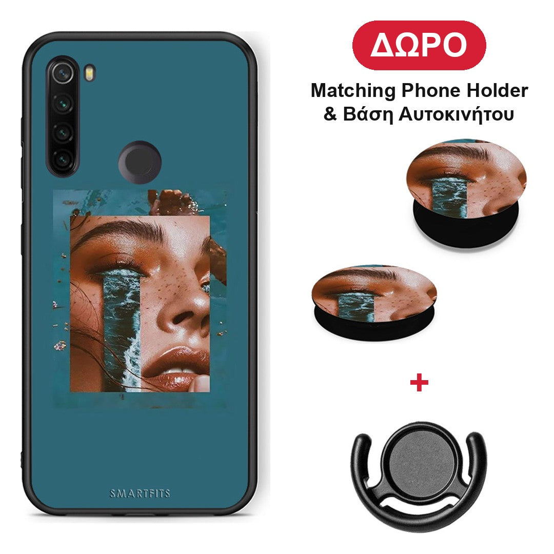 Cry An Ocean - Xiaomi Redmi Note 8T θήκη + Δώρο Phone Holder & Βάση Αυτοκινήτου