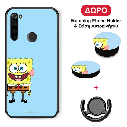 Friends Bob - Xiaomi Redmi Note 8T θήκη + Δώρο Phone Holder & Βάση Αυτοκινήτου