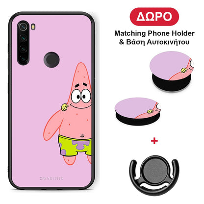 Friends Patrick - Xiaomi Redmi Note 8T θήκη + Δώρο Phone Holder & Βάση Αυτοκινήτου