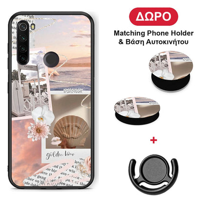 Golden Hour - Xiaomi Redmi Note 8T θήκη + Δώρο Phone Holder & Βάση Αυτοκινήτου