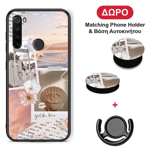 Golden Hour - Xiaomi Redmi Note 8T θήκη + Δώρο Phone Holder & Βάση Αυτοκινήτου