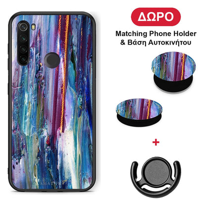Paint Winter - Xiaomi Redmi Note 8T θήκη + Δώρο Phone Holder & Βάση Αυτοκινήτου