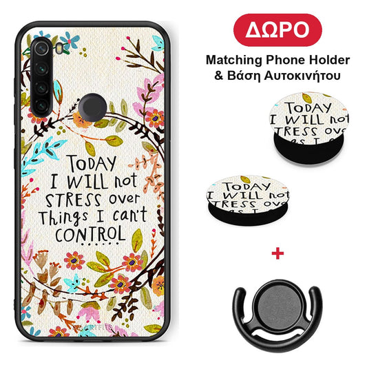 Stress Over - Xiaomi Redmi Note 8T θήκη + Δώρο Phone Holder & Βάση Αυτοκινήτου