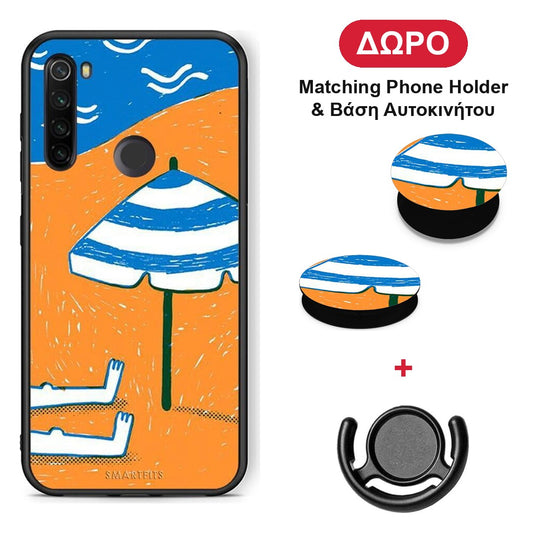 Summering - Xiaomi Redmi Note 8T θήκη + Δώρο Phone Holder & Βάση Αυτοκινήτου