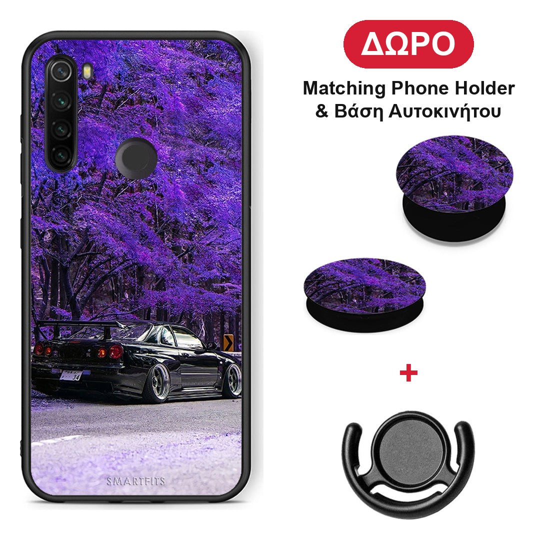 Super Car - Xiaomi Redmi Note 8T θήκη + Δώρο Phone Holder & Βάση Αυτοκινήτου