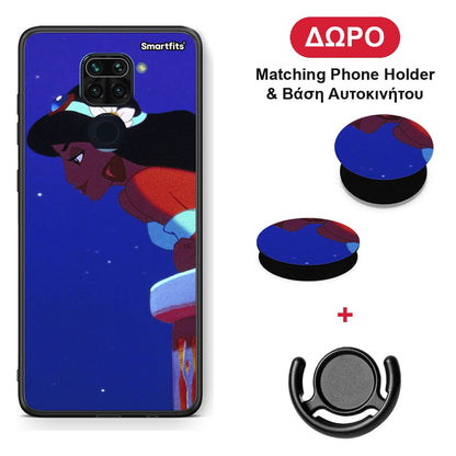 Alladin And Jasmine Love 2 - Xiaomi Redmi Note 9 θήκη + Δώρο Phone Holder & Βάση Αυτοκινήτου