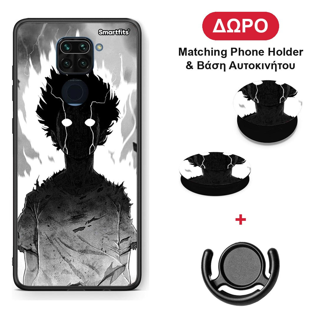 Anime Boy - Xiaomi Redmi Note 9 θήκη + Δώρο Phone Holder & Βάση Αυτοκινήτου