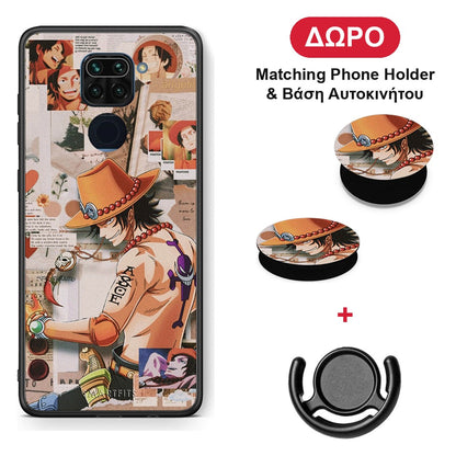 Anime Collage - Xiaomi Redmi Note 9 θήκη + Δώρο Phone Holder & Βάση Αυτοκινήτου
