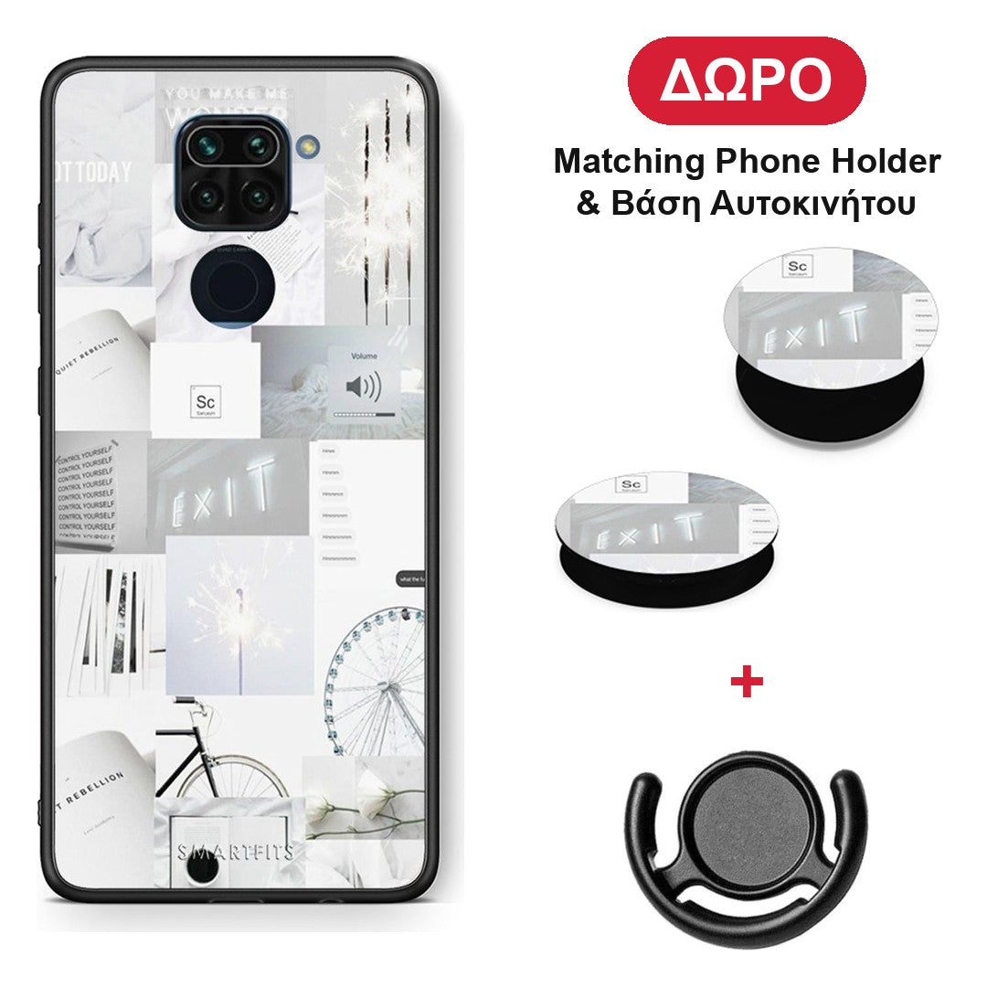 Collage Make Me Wonder - Xiaomi Redmi Note 9 θήκη + Δώρο Phone Holder & Βάση Αυτοκινήτου