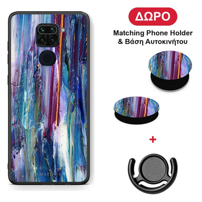 Paint Winter - Xiaomi Redmi Note 9 θήκη + Δώρο Phone Holder & Βάση Αυτοκινήτου