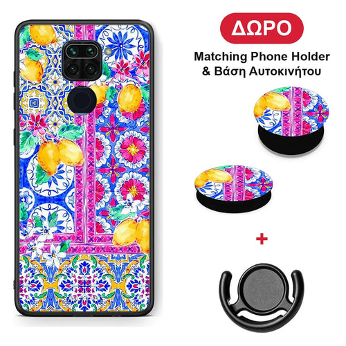 Retro Spring - Xiaomi Redmi Note 9 θήκη + Δώρο Phone Holder & Βάση Αυτοκινήτου