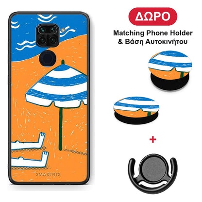 Summering - Xiaomi Redmi Note 9 θήκη + Δώρο Phone Holder & Βάση Αυτοκινήτου