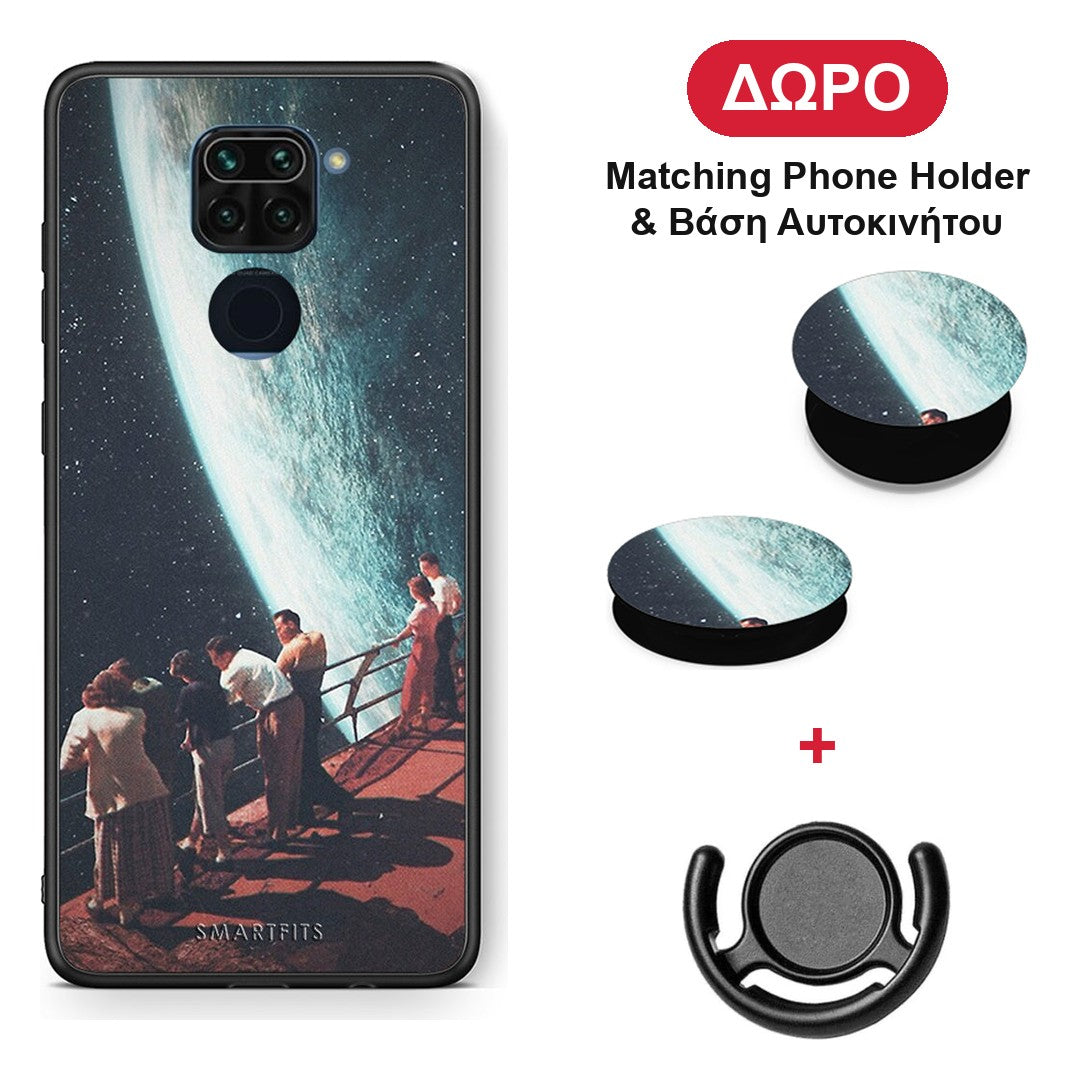 Surreal View - Xiaomi Redmi Note 9 θήκη + Δώρο Phone Holder & Βάση Αυτοκινήτου