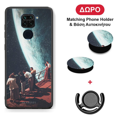 Surreal View - Xiaomi Redmi Note 9 θήκη + Δώρο Phone Holder & Βάση Αυτοκινήτου