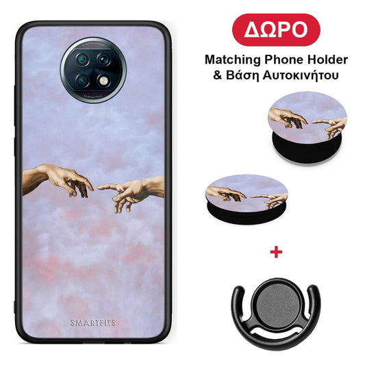 Adam Hand - Xiaomi Redmi Note 9T θήκη + Δώρο Phone Holder & Βάση Αυτοκινήτου