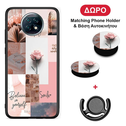 Aesthetic Collage - Xiaomi Redmi Note 9T θήκη + Δώρο Phone Holder & Βάση Αυτοκινήτου