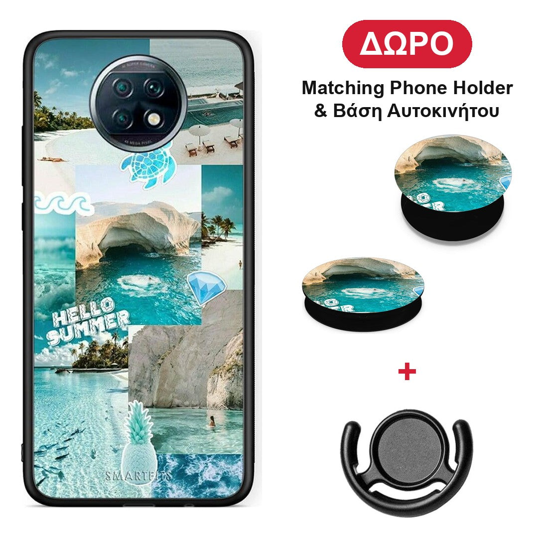 Aesthetic Summer - Xiaomi Redmi Note 9T θήκη + Δώρο Phone Holder & Βάση Αυτοκινήτου