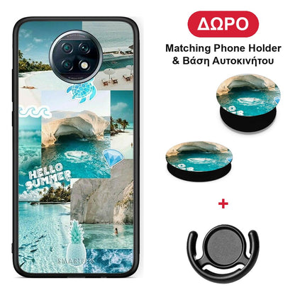 Aesthetic Summer - Xiaomi Redmi Note 9T θήκη + Δώρο Phone Holder & Βάση Αυτοκινήτου
