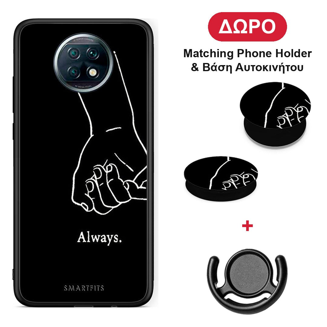 Always & Forever 1 - Xiaomi Redmi Note 9T θήκη + Δώρο Phone Holder & Βάση Αυτοκινήτου