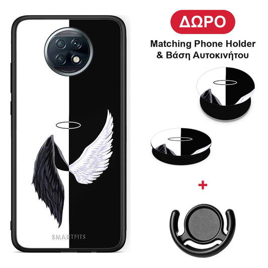 Angels Demons - Xiaomi Redmi Note 9T θήκη + Δώρο Phone Holder & Βάση Αυτοκινήτου