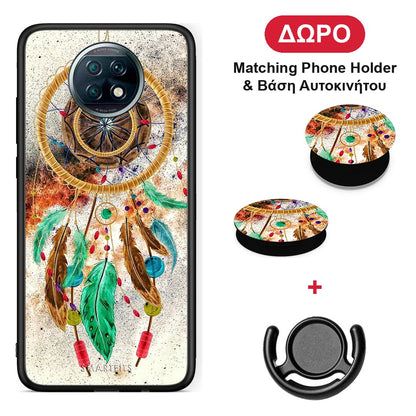 Boho DreamCatcher - Xiaomi Redmi Note 9T θήκη + Δώρο Phone Holder & Βάση Αυτοκινήτου