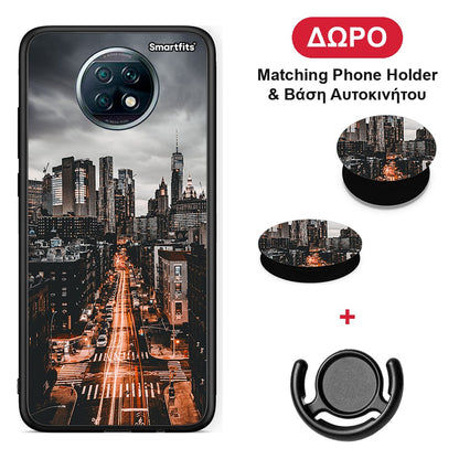 City Lights - Xiaomi Redmi Note 9T θήκη + Δώρο Phone Holder & Βάση Αυτοκινήτου