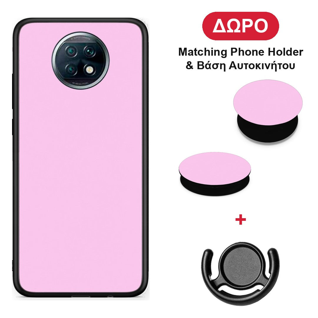 Cotton Candy Pink - Xiaomi Redmi Note 9T θήκη + Δώρο Phone Holder & Βάση Αυτοκινήτου