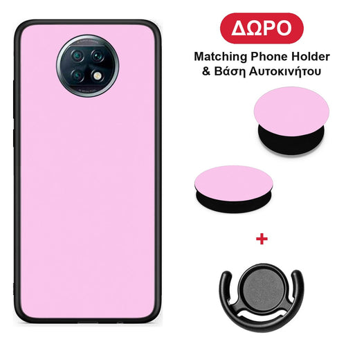 Cotton Candy Pink - Xiaomi Redmi Note 9T θήκη + Δώρο Phone Holder & Βάση Αυτοκινήτου
