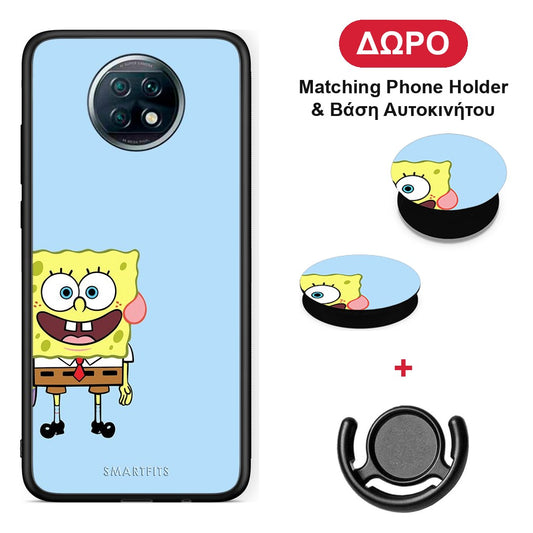 Friends Bob - Xiaomi Redmi Note 9T θήκη + Δώρο Phone Holder & Βάση Αυτοκινήτου