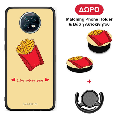 Fries Before Guys - Xiaomi Redmi Note 9T θήκη + Δώρο Phone Holder & Βάση Αυτοκινήτου