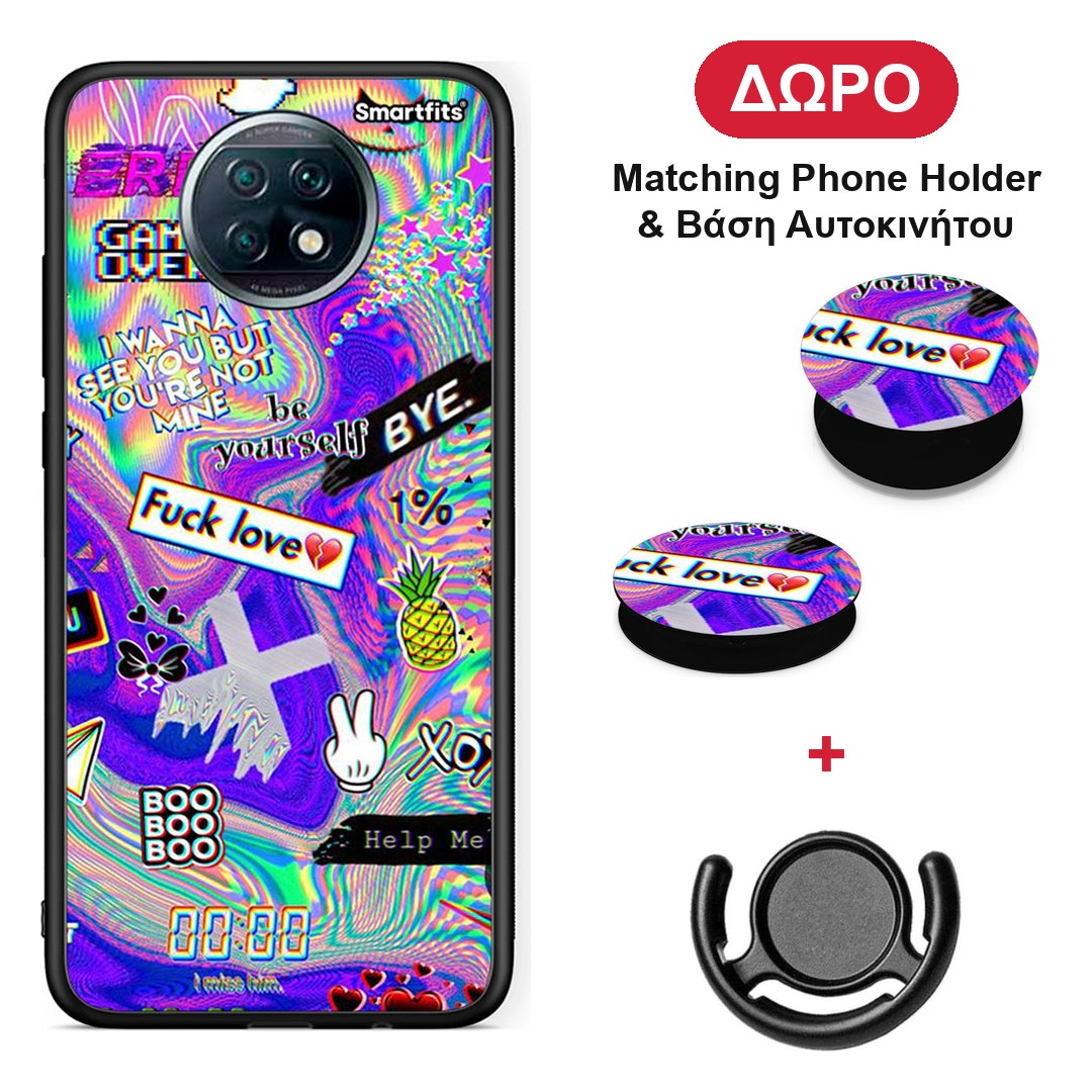 Game Over - Xiaomi Redmi Note 9T θήκη + Δώρο Phone Holder & Βάση Αυτοκινήτου