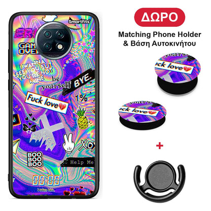 Game Over - Xiaomi Redmi Note 9T θήκη + Δώρο Phone Holder & Βάση Αυτοκινήτου