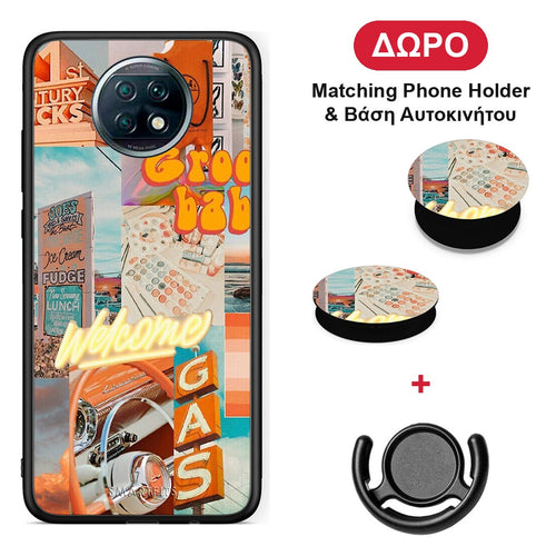 Groovy Babe - Xiaomi Redmi Note 9T θήκη + Δώρο Phone Holder & Βάση Αυτοκινήτου