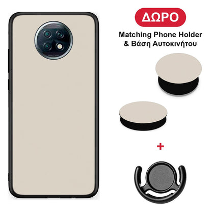 Ivory Beige - Xiaomi Redmi Note 9T θήκη + Δώρο Phone Holder & Βάση Αυτοκινήτου