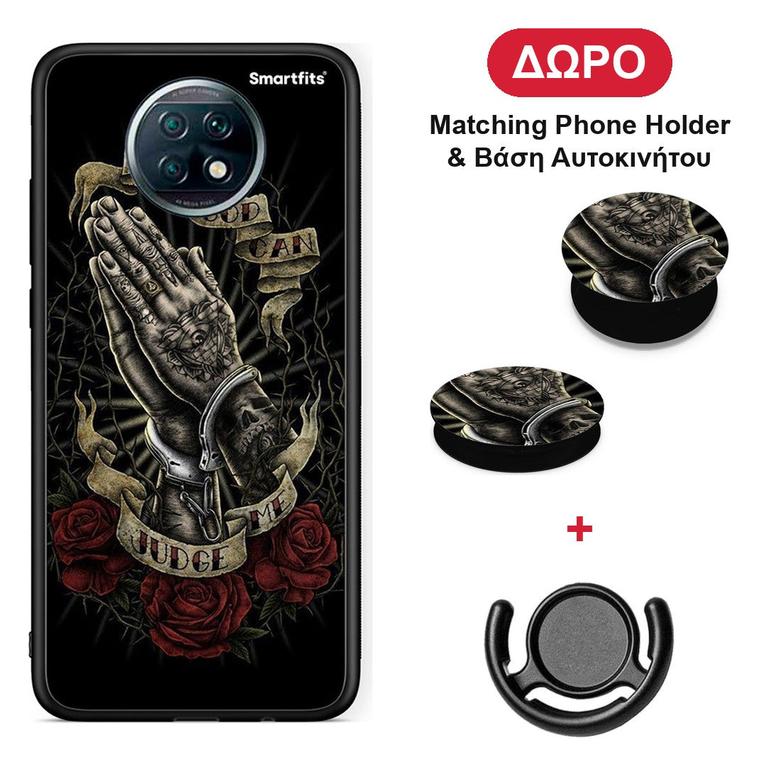 Judge By God - Xiaomi Redmi Note 9T θήκη + Δώρο Phone Holder & Βάση Αυτοκινήτου